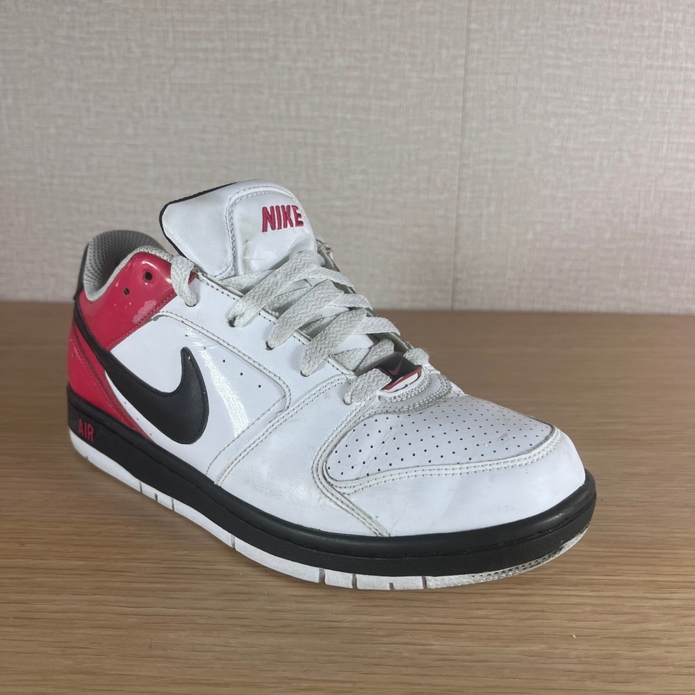 Nike Air Prestige II Low White Black Varsity Red 318972-102 Mens 7 Womens 8.5